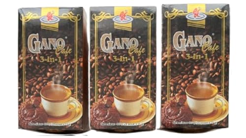 3 in 1 Ganoderma Mushroom Instant Coffee Mix, 20 Sachets