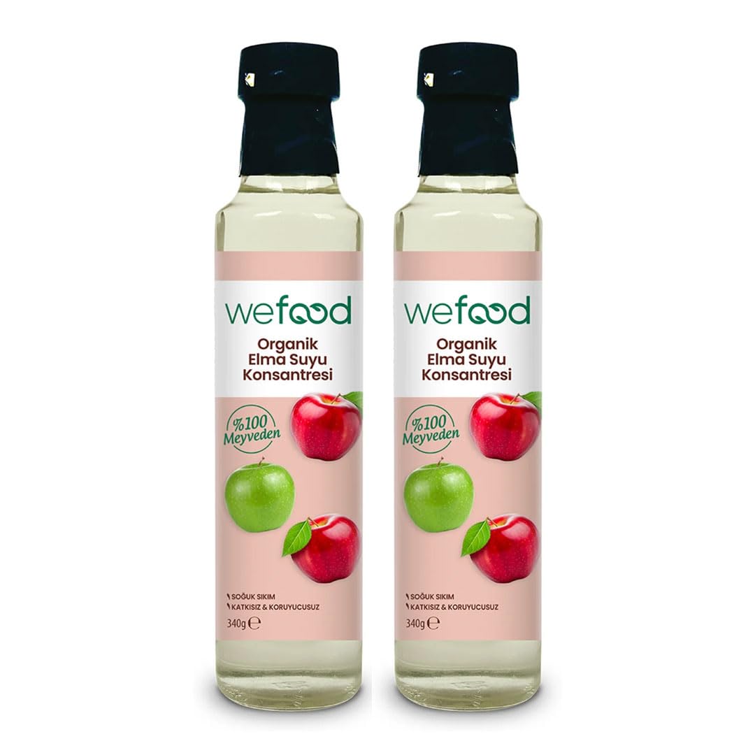 Apple Juice Concentrate, Liquid Fruit Sweetener, 12 oz, 2-Pack