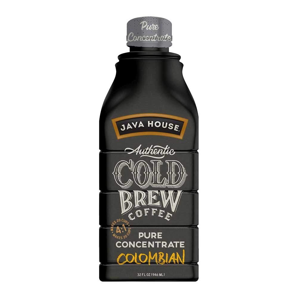 Colombian Black Cold Brew Coffee, 32 oz, 6-Pack
