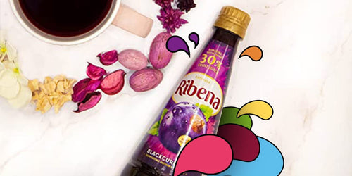 Blackcurrant Concentrate Cordial, 850 ml Bottles, 12-Pack
