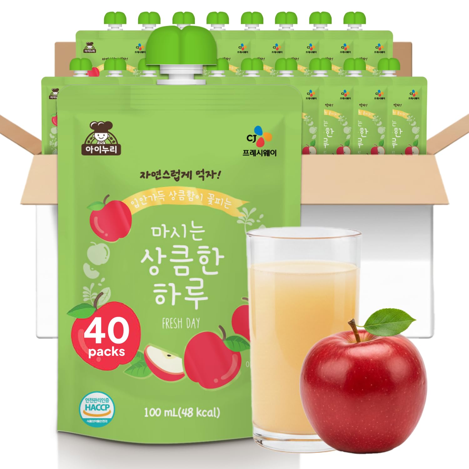Orange & Tangerine Juice Drink, 100 ml Packs, 40-Pack