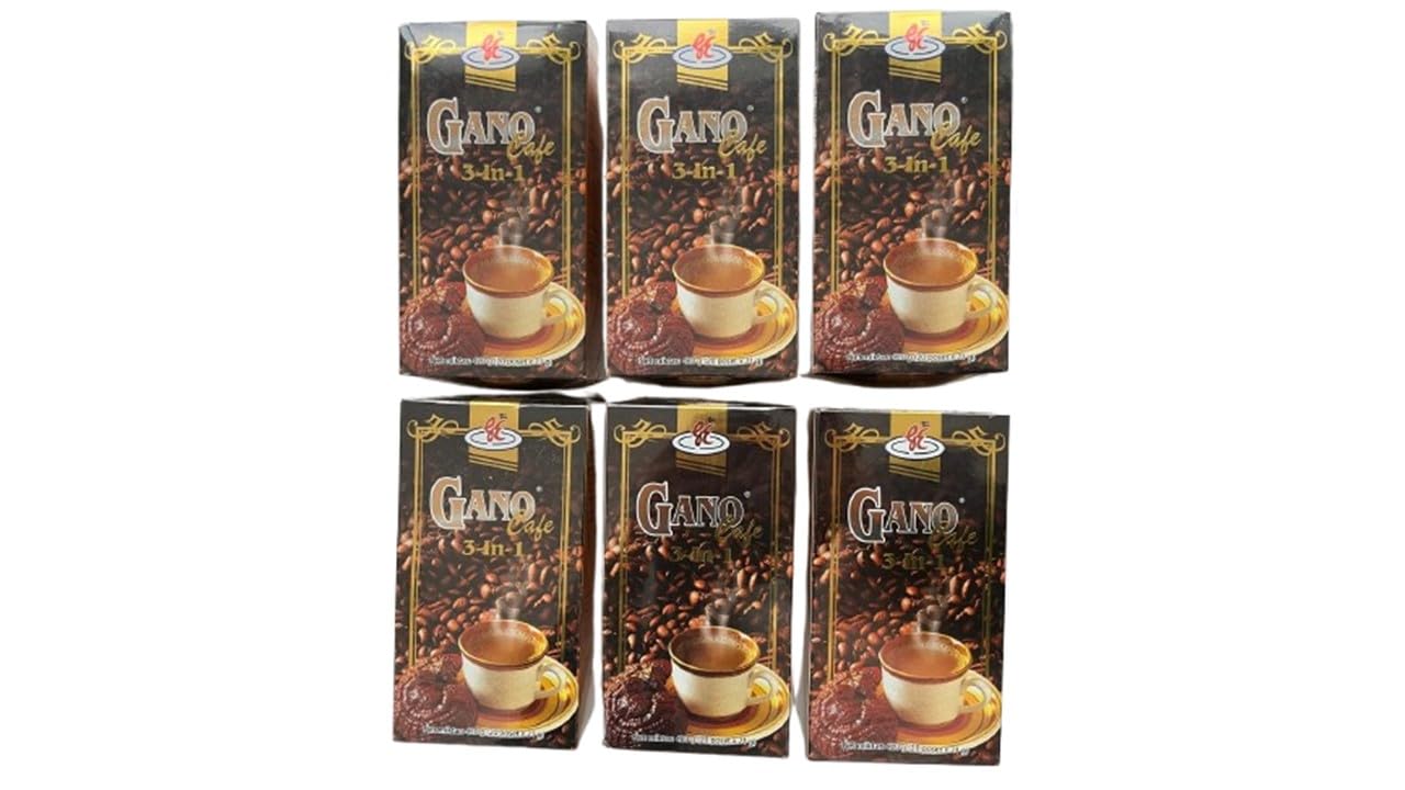 3 in 1 Ganoderma Mushroom Instant Coffee Mix, 20 Sachets