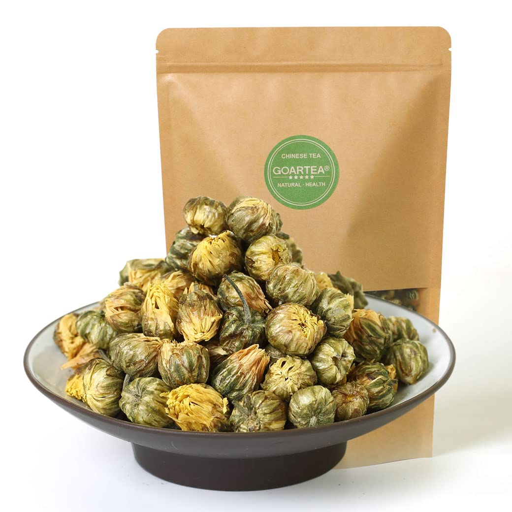 Premium Fetal Chrysanthemum Herbal Tea, Dried Flower Tea, Caffeine Free, 500g