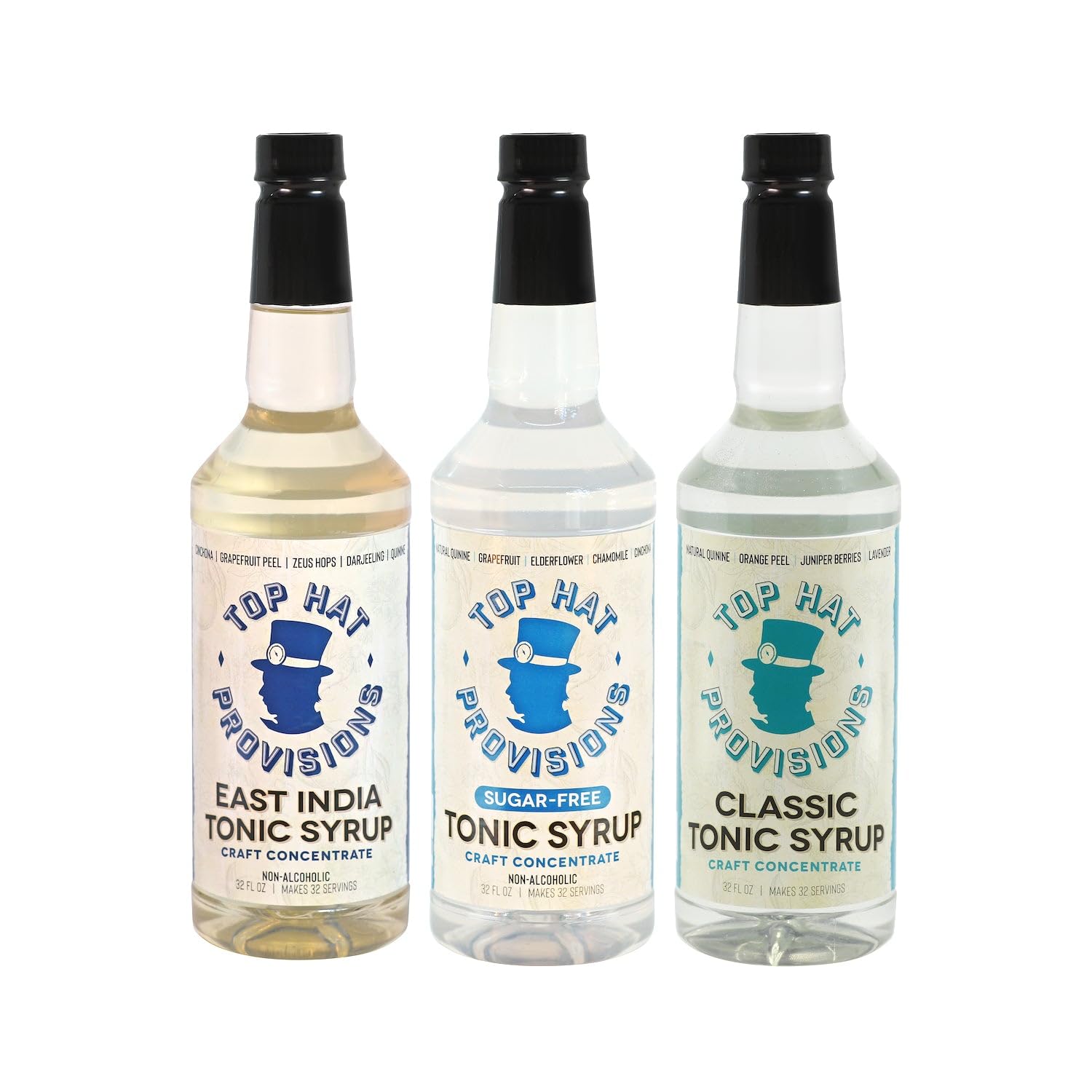 Cocktail Mixer Gift Set, Makes 100 Drinks, 32 oz Bottles, 4-Pack