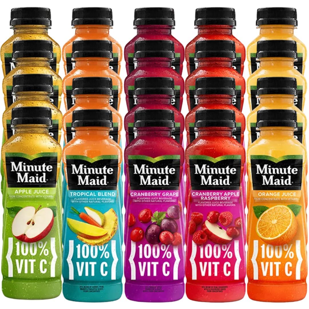 100% Juice & Fruit Blend Variety Pack, 12 fl oz Bottles, 20-Pack