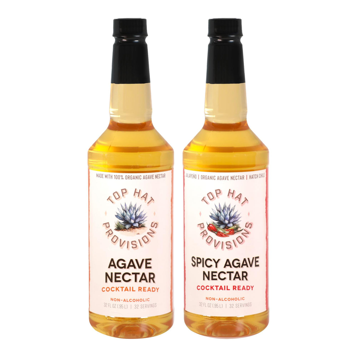 Cocktail Mixer Gift Set, Makes 100 Drinks, 32 oz Bottles, 4-Pack