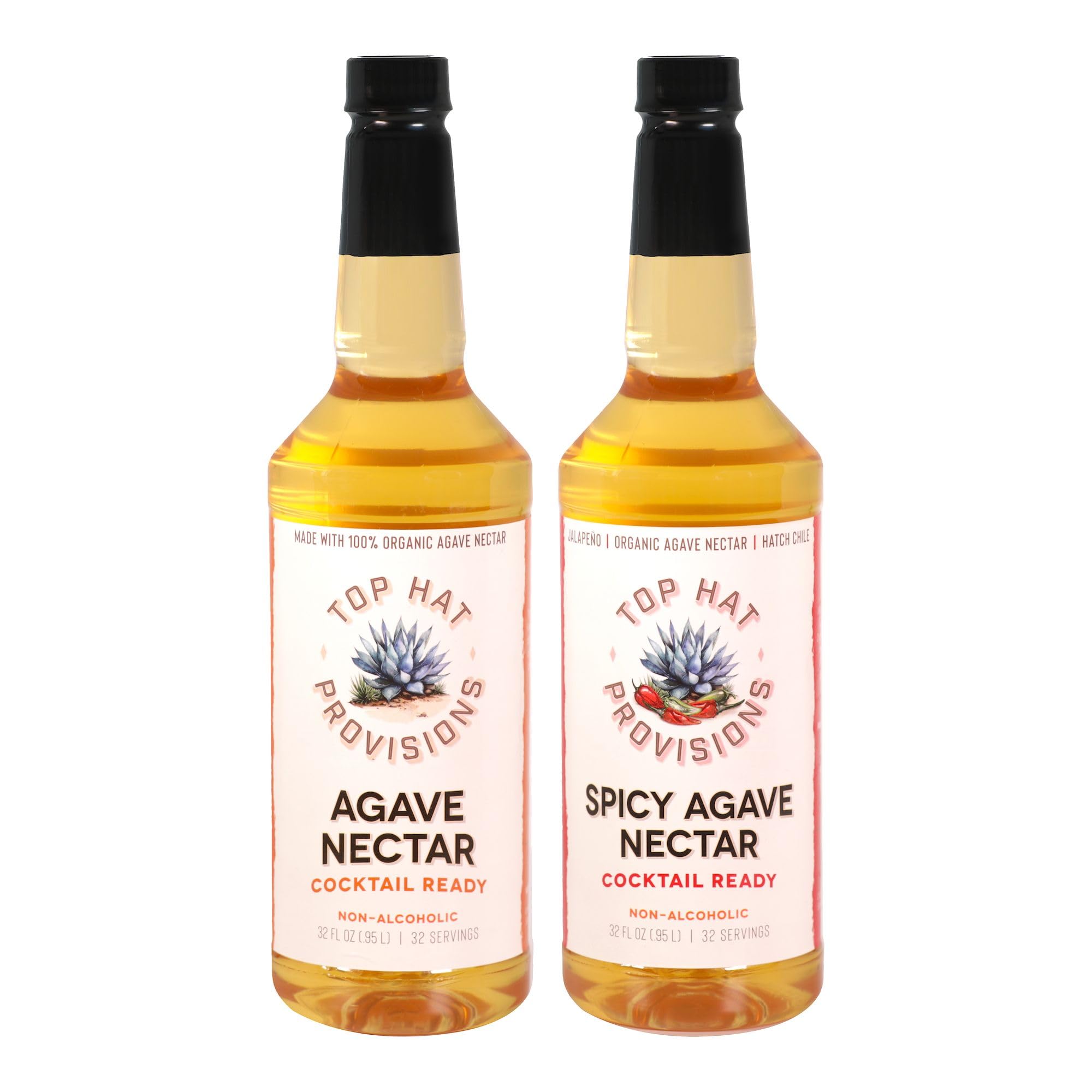 Cocktail Mixer Gift Set, Makes 100 Drinks, 32 oz Bottles, 4-Pack