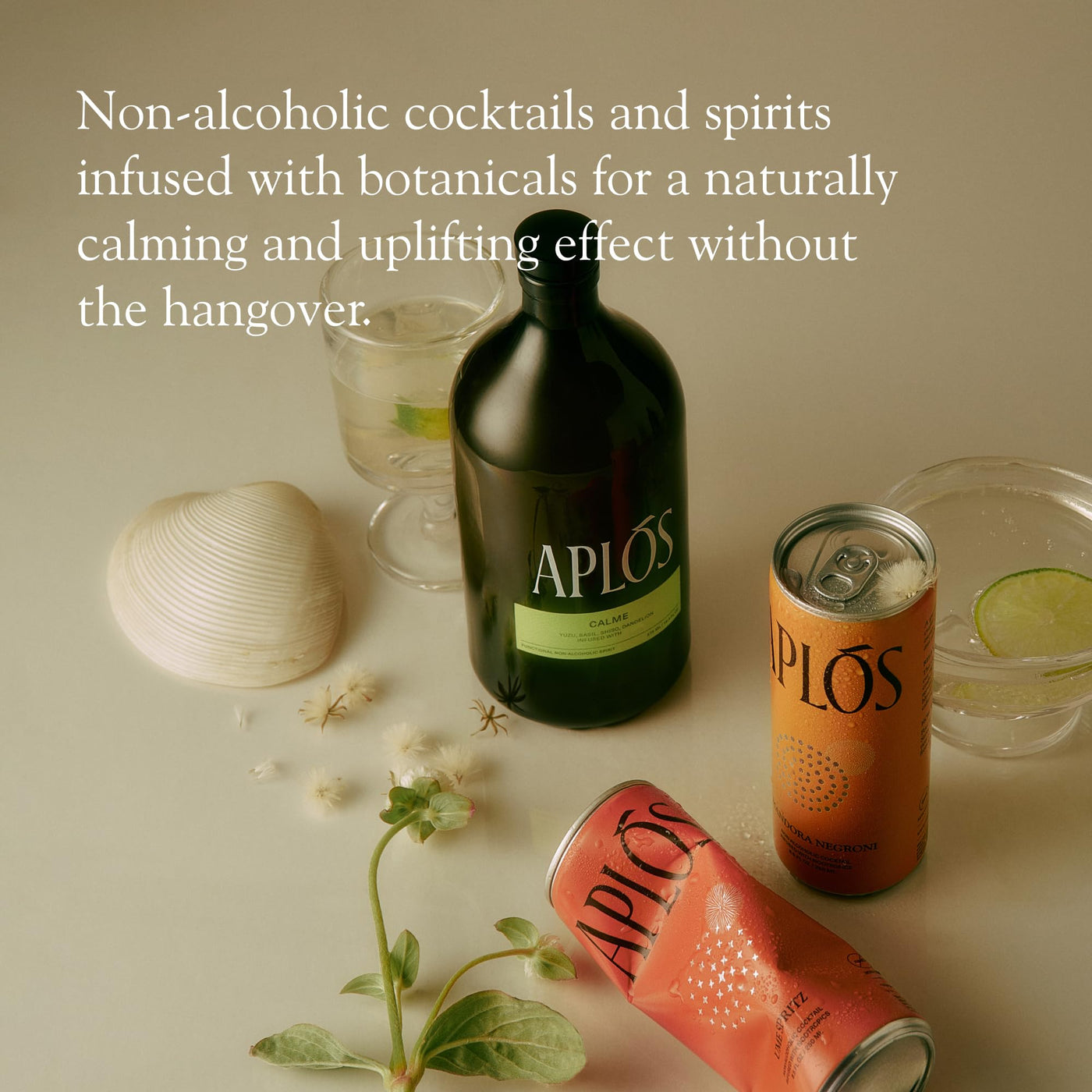 Non Alcoholic Cocktail Variety Pack, Adaptogens & Nootropics, Low Calorie, No Added Sugar