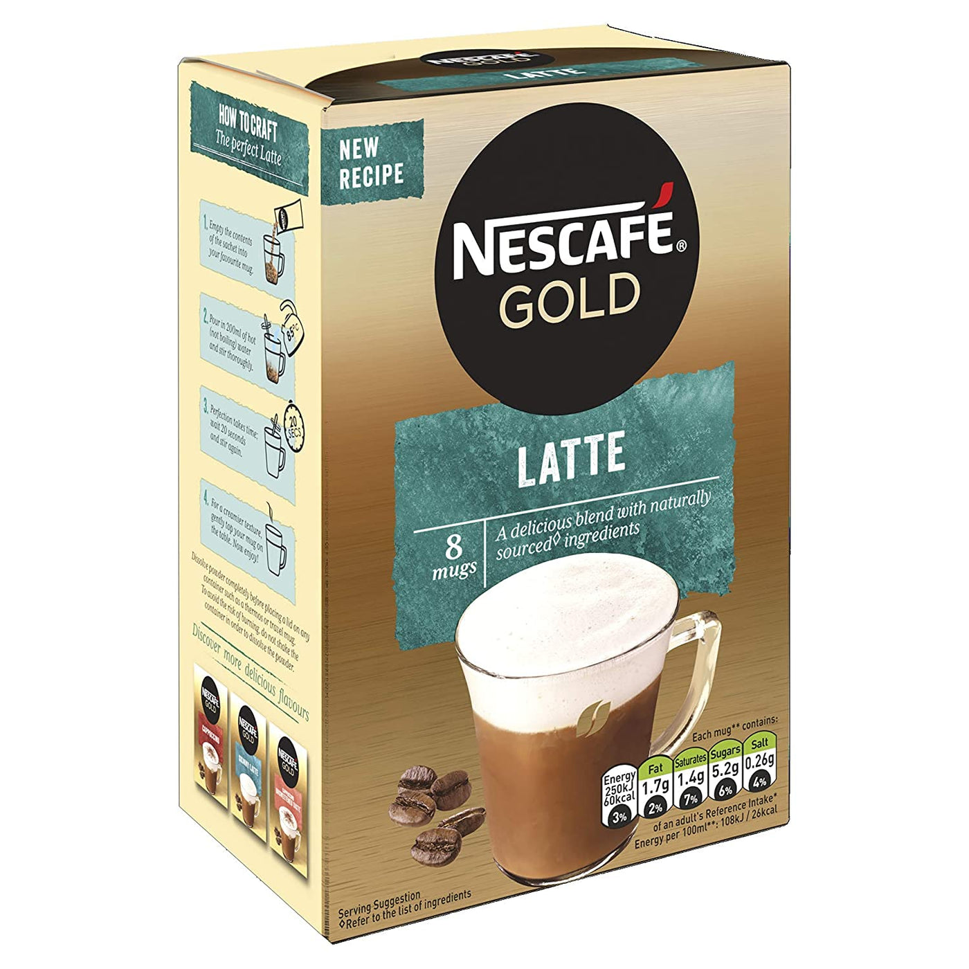 Nescafé Gold Latte Coffee Sachets