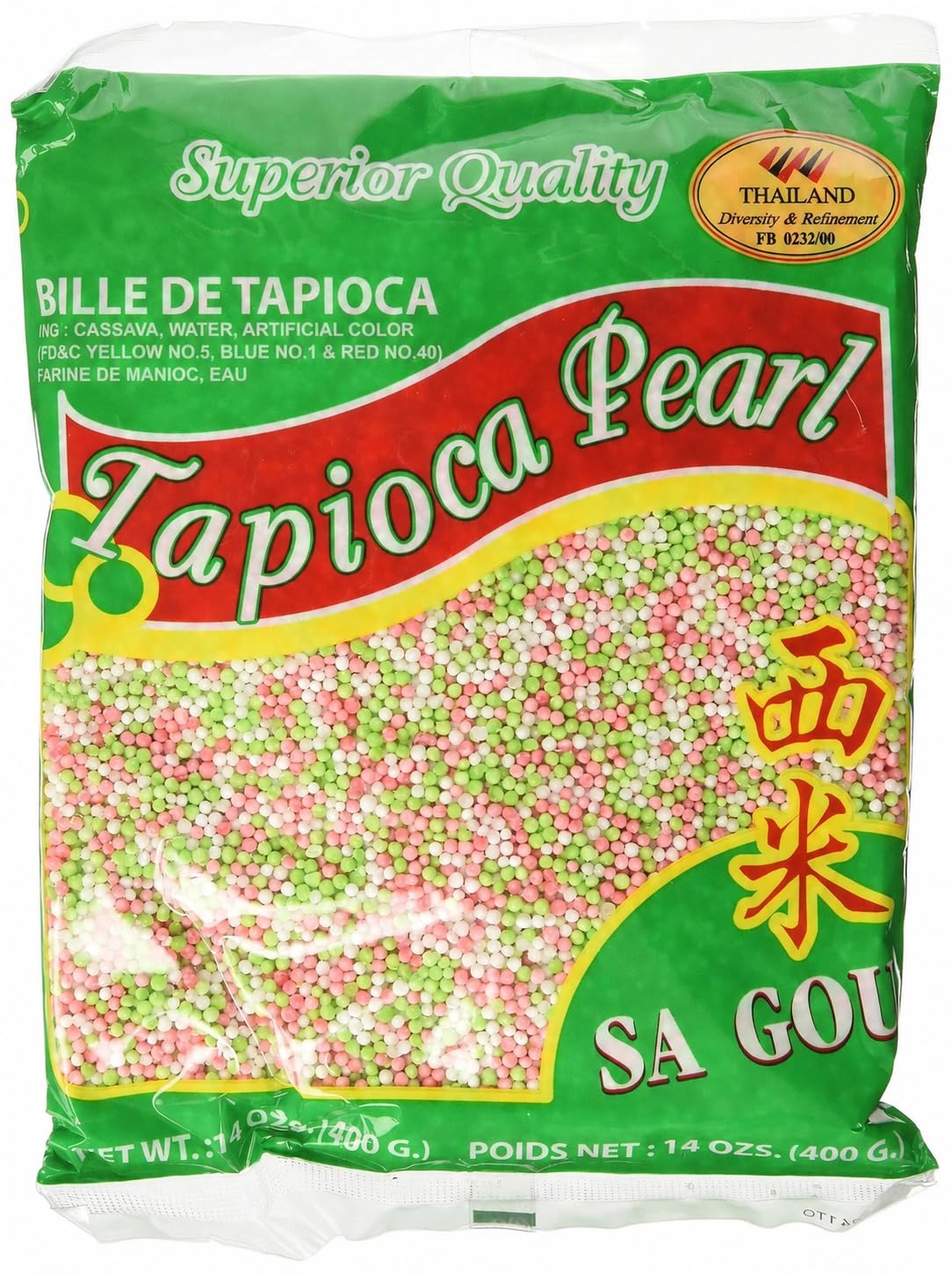 Tapioca Pearls, Tapioca Balls, White Tapioca Pearls For Boba Tea, 14 oz