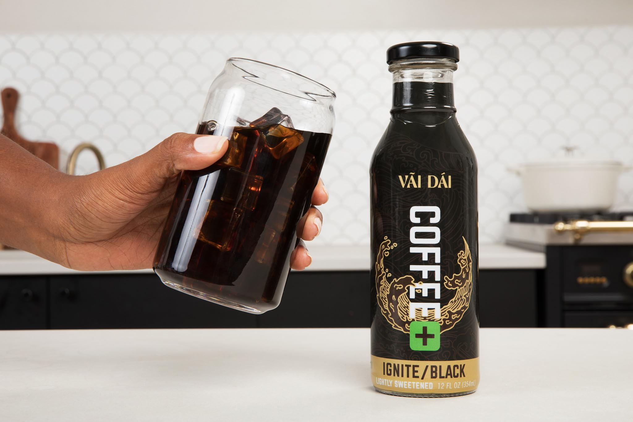 Coffee Latte, Ready to Drink, Functional Adaptogen Blend, 12 fl oz Cans, 12-Pack