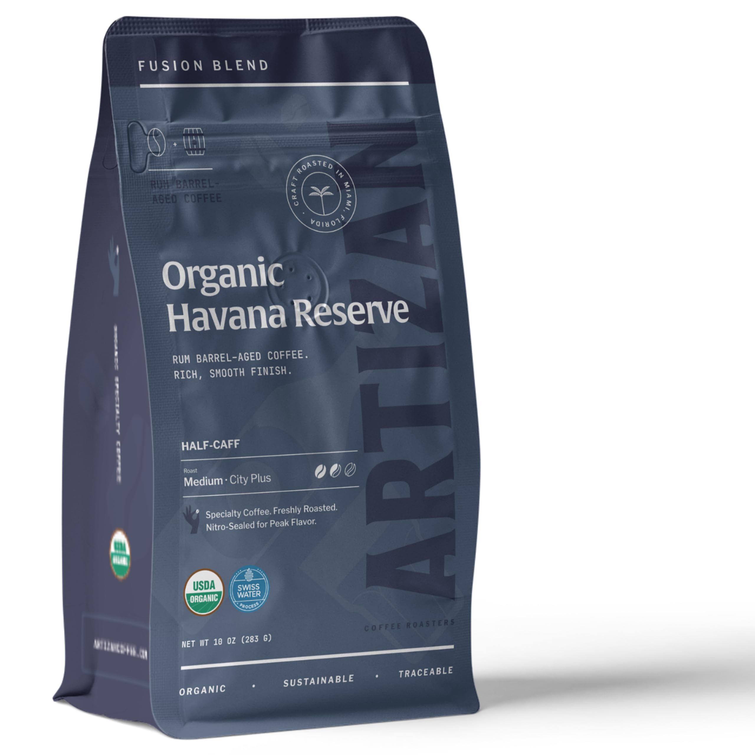 Artizan Coffee USDA Organic Whole Beans & Ground Coffee Fusion Listings
