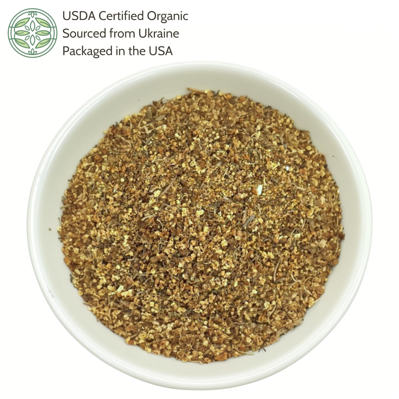Organic Dried Elderflower Tea, Whole Herbal Tea, USDA Certified