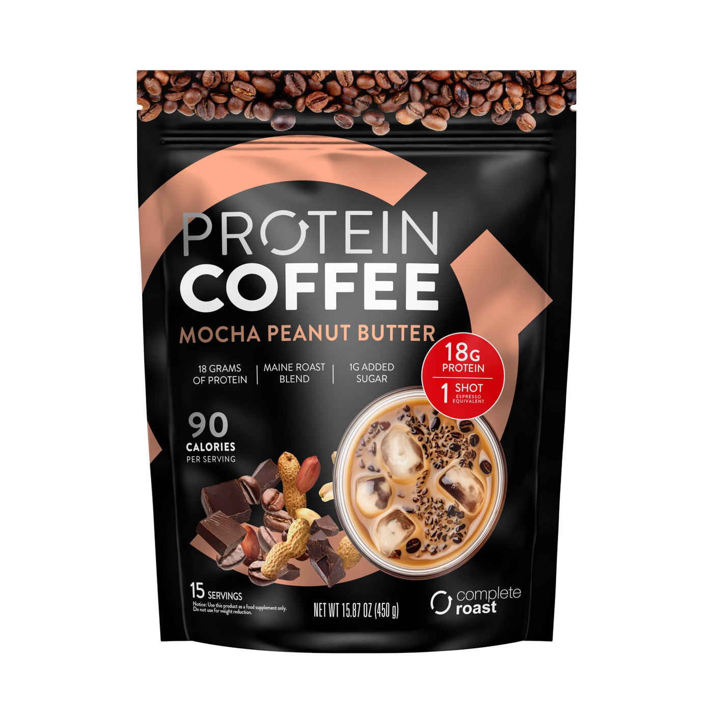 Complete Roast 3-Pack Caramel Frappe, Iced Coffee, and Vanilla